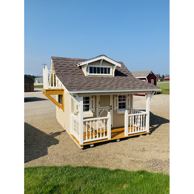 Little cottage sara victorian 10 2025 x 18 mansion wood playhouse